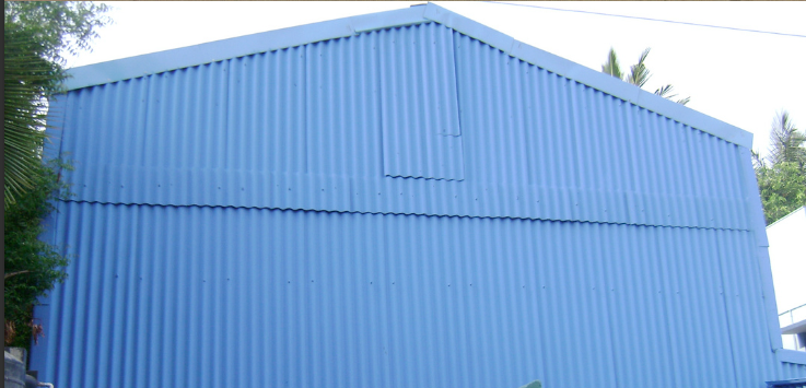 PEB Structure Side View